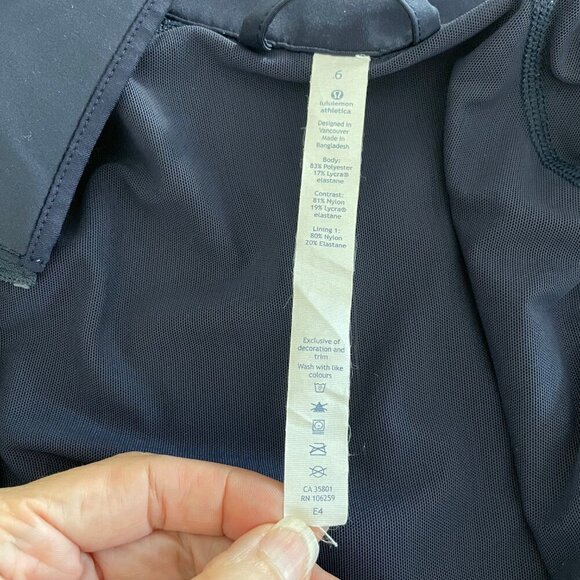 Lululemon Kicking Asphalt Sleeveless Lightweight Vest in Midnight Navy Sz 6 - Picture 13 of 16